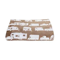 CAMCO 53126 Libatc - Fleece Blanket Greige Qu