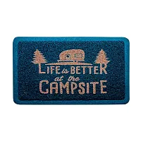 CAMCO 53201 Libatc Scrub Rug Blue/Orange Sma
