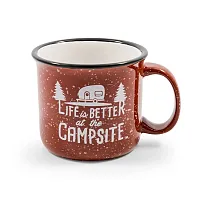 CAMCO 53235 Libatc- Mug Speckled Red