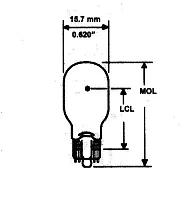 CAMCO 54769 Bulb 921 Auto 3Rd Brake