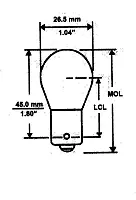 CAMCO 54788 #1141 Bulbs 10/Box