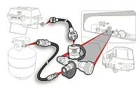 CAMCO 59123 Brassteew/4Pts/5&#039;&12&#039;Hses