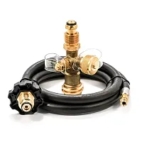 CAMCO 59125 Tee W/ 4 Ports W/ 5&#039; Hose
