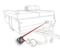 CAMCO 59203 Pol Propane Adapter