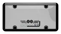 CRUISER 64520 License Plate Frame/Shield/Hardware
