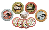 CAMP CASUAL CC001 Melamine Dish Set 12/Pc