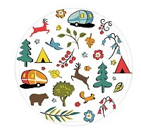 CAMP CASUAL CC007W10 P Plates 24Pk -10 1/16&#039; The Wood