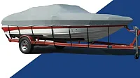 CARVER 77018P10 Boat Cover V-18 O/B Pg Gray