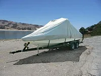 CARVER 81121P10 Boat Cover Otc-21 I/B Twr Pg Gray