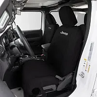 COVERCRAFT SJ743FWFBK Endura Jeep Logo Seatsaver Custom S
