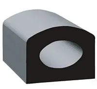 CLEAN SEAL 50512H250 .50 X .625 'D' Epdm Bla