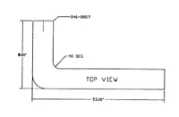CUMMINS NW 04600563 Cummins Tailpipe