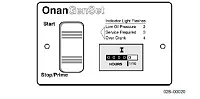 CUMMINS NW 3004937 Onan Deluxe Remote Panel