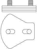 CURT MFG 16992 A16 5Th Wheel Wedge Kit