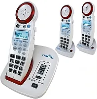 Clarity Professional XLC3.4+ Amplified Phone with (2) Extra Handsets XLC3.4_-KI