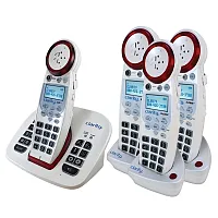 Clarity Xlc8 Amplified Cordless Speakerphone With (3) Expansion Handsets Xlc8-K
