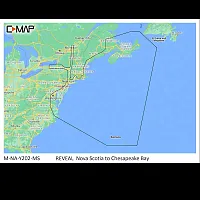 CMAP MNAY202MS Reveal Chart Nova Scota-Chsapak Bay