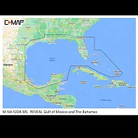CMAP MNAY204MS Reveal Chart Bahamas-Gulf Of Mexico