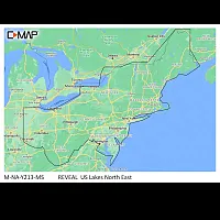 CMAP MNAY213MS Reveal Chart Us Lakes Northeast