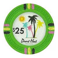 Desert Heat Poker Chips 13 5 Gram 25 Pack CPDH-25