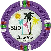 Desert Heat Poker Chips 13 5 Gram 25 Pack CPDH-500