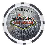 Las Vegas Poker Chips 14 Gram 25 Pack CPLV-100