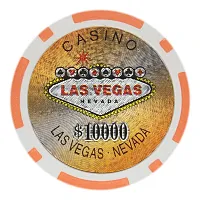 Las Vegas Poker Chips 14 Gram 25 Pack CPLV-10000