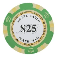 Monte Carlo Poker Chips 13 5 Gram 25 Pack CPMC-25