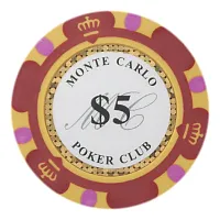 Monte Carlo Poker Chips 13 5 Gram 25 Pack CPMC-5