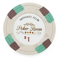 Monaco Club Poker Chips 13 5 Gram 25 Pack CPMO-1