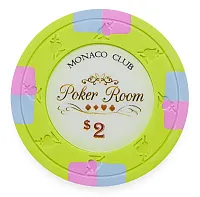 Monaco Club Poker Chips 13 5 Gram 25 Pack CPMO-2