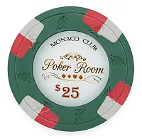 Monaco Club Poker Chips 13 5 Gram 25 Pack CPMO-25