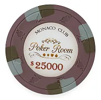 Monaco Club Poker Chips 13 5 Gram 25 Pack CPMO-25000