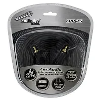 Audiopipe 24Kt Gold Plated Interconnect Cable 25Ft