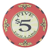 Scroll Ceramic Poker Chips 10 Gram 25 Pack CPSC-5