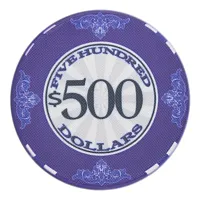 Scroll Ceramic Poker Chips 10 Gram 25 Pack CPSC-500