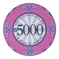 Scroll Ceramic Poker Chips 10 Gram 25 Pack CPSC-5000
