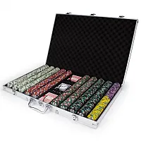 1000ct Claysmith Gaming Showdown Chip Set in Aluminum CPSD-1000A