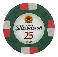 Showdown Poker Chips 13 5 Gram 25 Pack CPSD-25