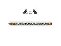 CALI RAISED CR2711 Dual Function Amber/White Led Light
