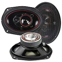 Audiopipe Redline Speaker 6X9&quot; 3-Way (Pair) 400 Watt Pp Cone