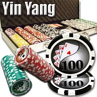500 Ct - Pre-Packaged - Yin Yang 13.5 G - Aluminum PCS-1903