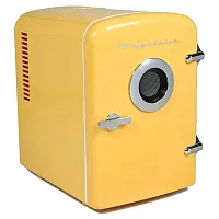 Frigidaire Efmis151-Yellow_Cp4 6-Can Retro Portable Beverage Refrigerator With B