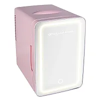 Frigidaire Efmis170_B-Pink 6.5-L 9-Can Mini Portable Personal Fridge With Lighte