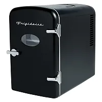Frigidaire Efmis175-Black_Cp4 9-Can 48-Watt Portable Retro Mini Refrigerator (Bl