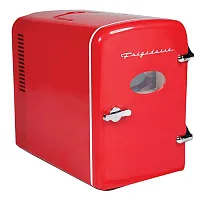 Frigidaire Efmis175-Red 9-Can 48-Watt Portable Retro Mini Refrigerator (Red)