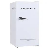Frigidaire Efr376-B-White 3.2-Cu.-Ft. 65-Watt Retro Bar Fridge With Side Bottle
