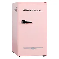 Frigidaire Efr376-C-Pink 3.2-Cu.-Ft. 65-Watt Retro Bar Fridge With Side Bottle O