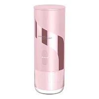 Magnavox Home Mhc1201-Pink 2-In-1 Portable Espresso And Ground Coffee Maker, Usb