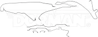 DORMAN 919220 Preformed Brake Line